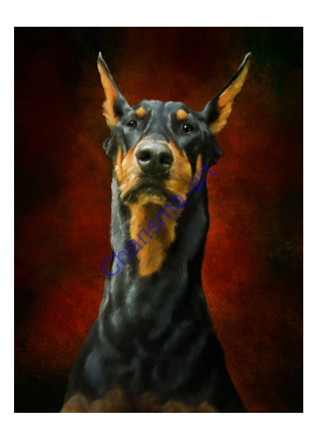Custom Art Pet Portrait Painting